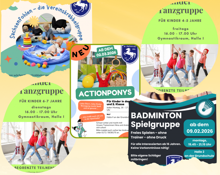 Neue Angebote in der Turn- und Breitensportabteilung