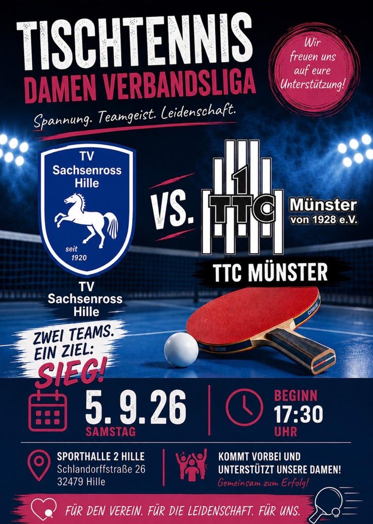 Tischtennis Damen Verbandsliga
